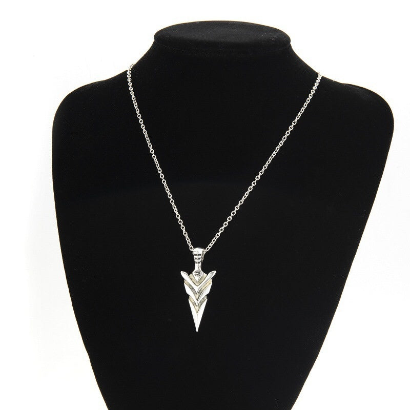 Retro Film And Television Peripheral Sword Luminous Necklace