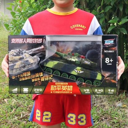 Can launch off-road tracked remote control vehicle