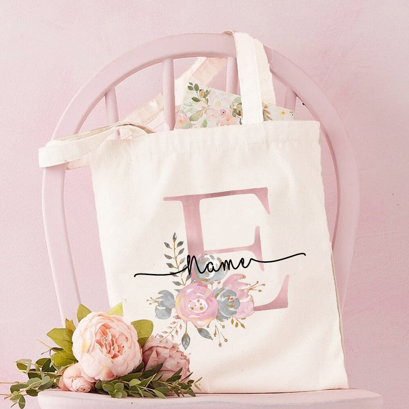Monogrammed Canvas Bag Women's Tote