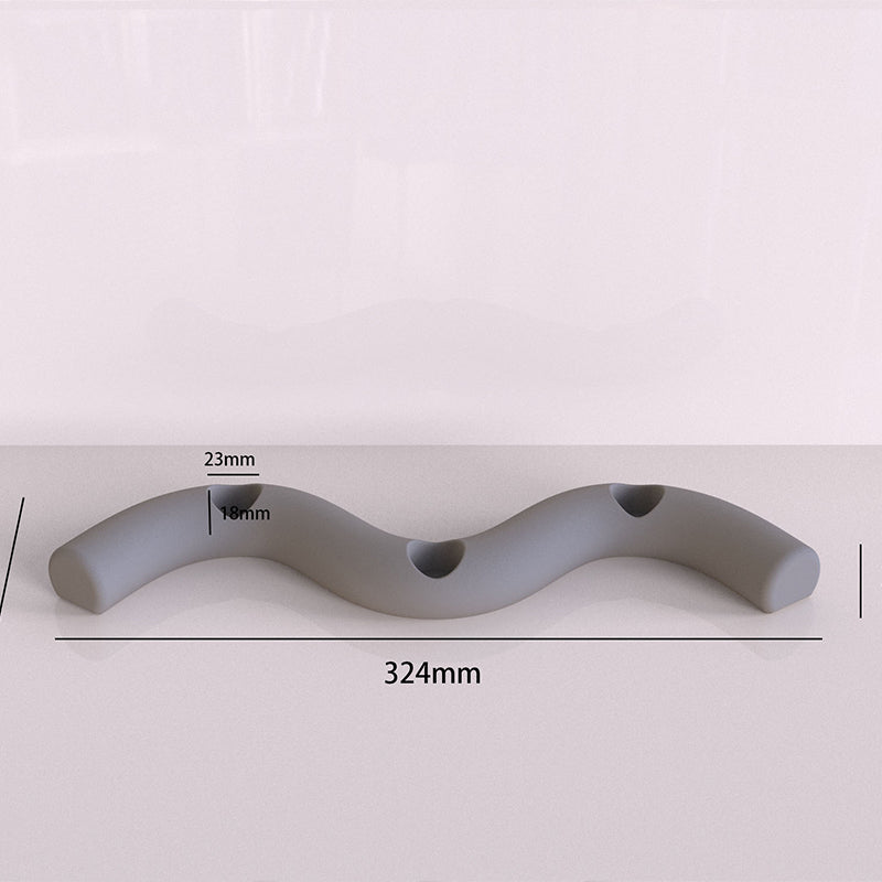 Silica Gel Mold Candle Holder S Type Boreal Europe Style