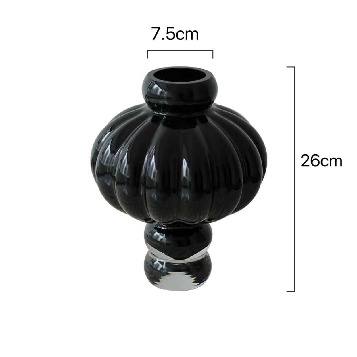 Creative New Lantern Glass Vase Living Room Dining Table Flower Arrangement