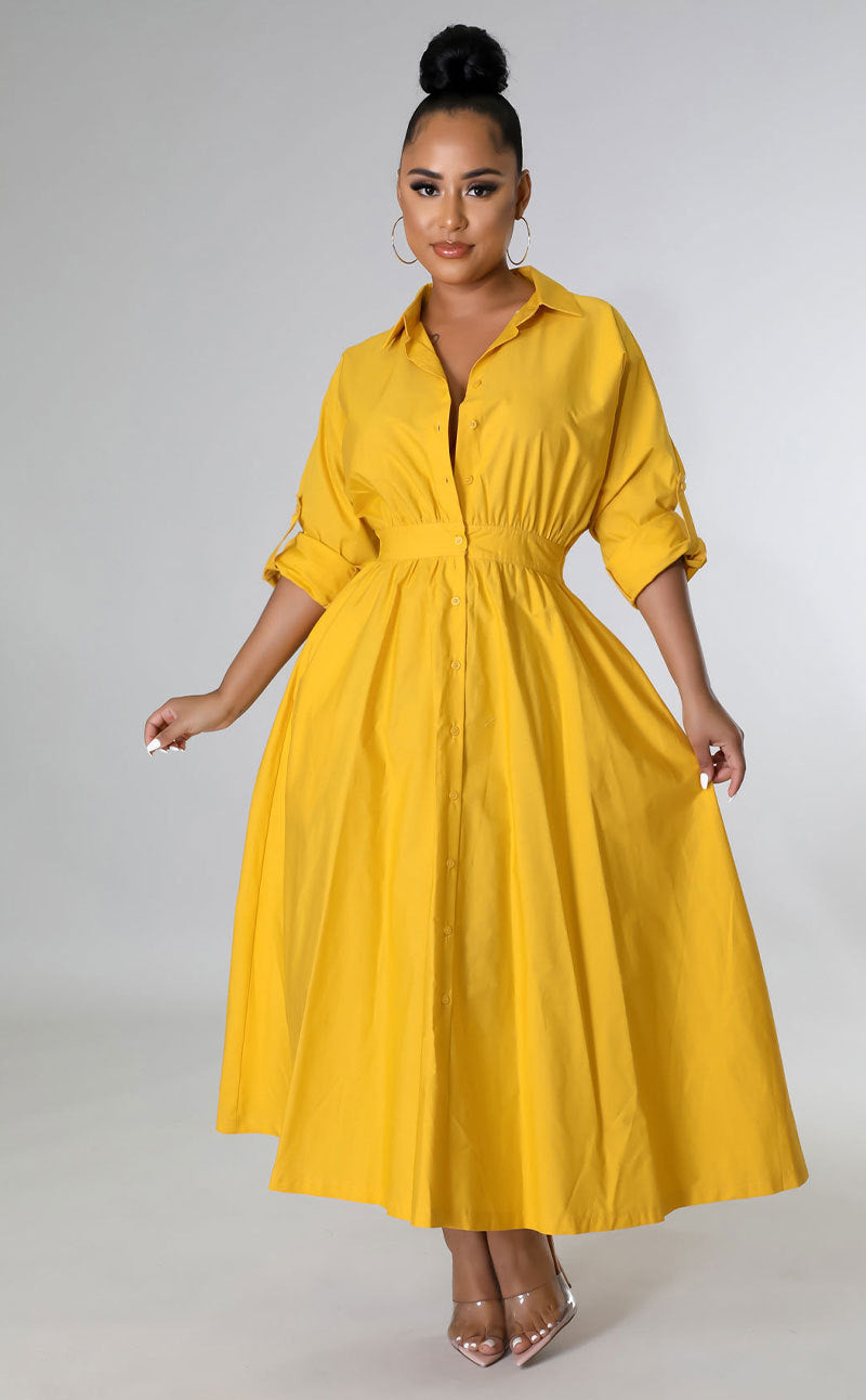 Casual Long Sleeve Plus Size Women's Shirt