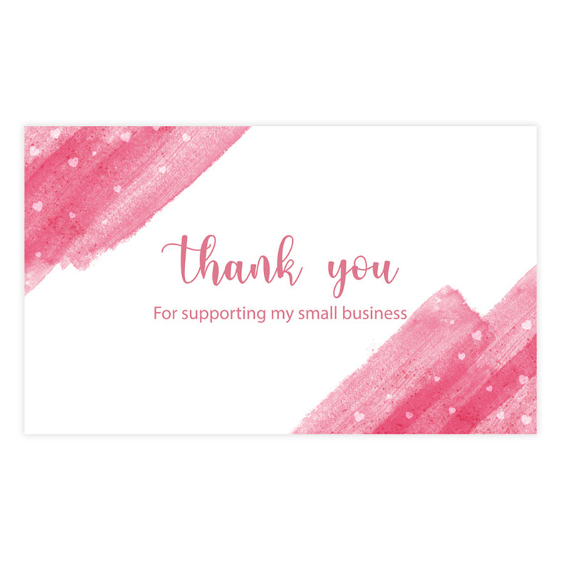 English Holiday Thank You Simple And DIY Creative Greeting Card