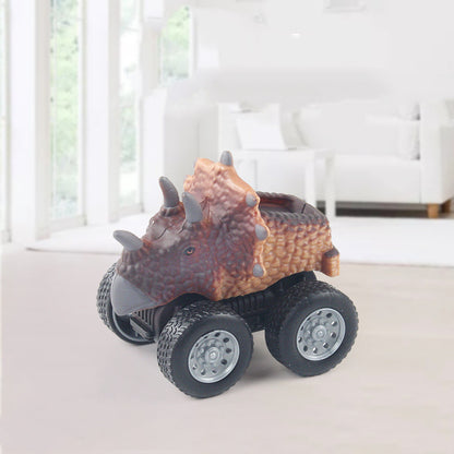 Simulation Dinosaur Model Mini Pull Back Car Inertia