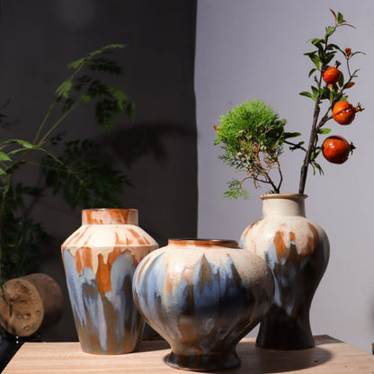 Jingdezhen Ceramic Vase New Chinese Style Water Flower Cultivation