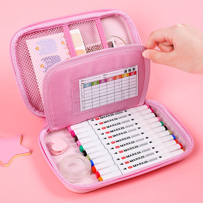 Cute Square Large Capacity Cartoon Anime Hand Account Stationery Box