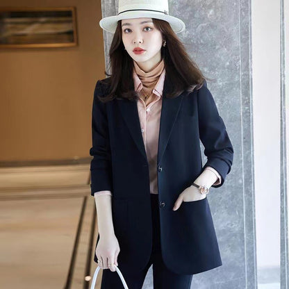 Women's Plus Size Small Blue Suit Jacket