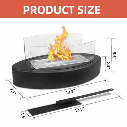 Sailboat Alcohol Fireplace Small Desktop