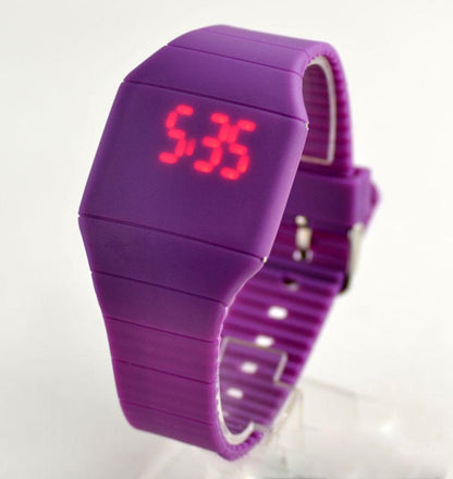 Fashion Simple Touch Screen Square Electronic Watch