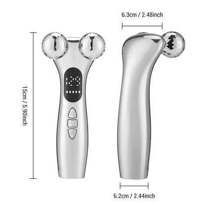 New Roller Massage Instrument Facial Intelligent Pulse Face Slimming Device Domestic Beauty Apparatus