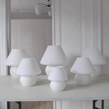 Bedside Lamp Nordic Style Glass Table Lamp Retro Bedroom Lamp