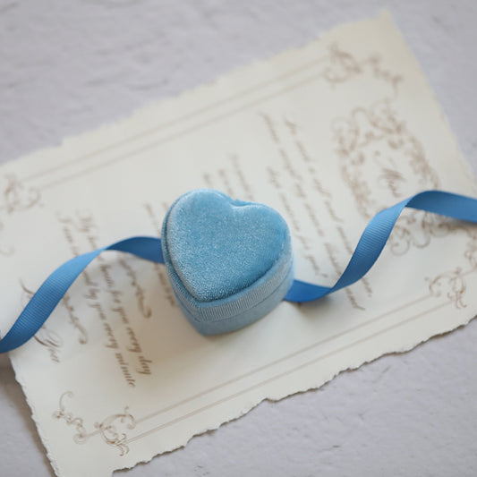 Love Velvet Necklace Solid Color Jewelry Box Gift