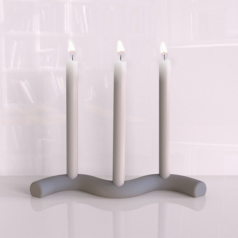 Silica Gel Mold Candle Holder S Type Boreal Europe Style