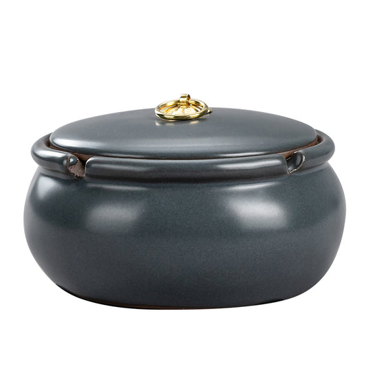 Retro Creative Ceramic Large Ashtray Office Smoke Cup Car Windproof And Fly Ash