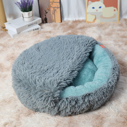 Round Nest Plush Cute Warm Winter