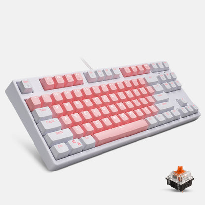 Mechanical Keyboard Cute Girl Desktop Computer