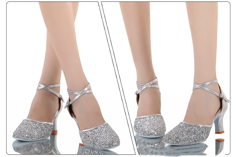 Women High Heeled Modern Latin Dance Shoes - FLIPSTYLEZLLC
