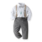 Prince Charming Gentleman Dress Overalls And Flower Girl Clothes