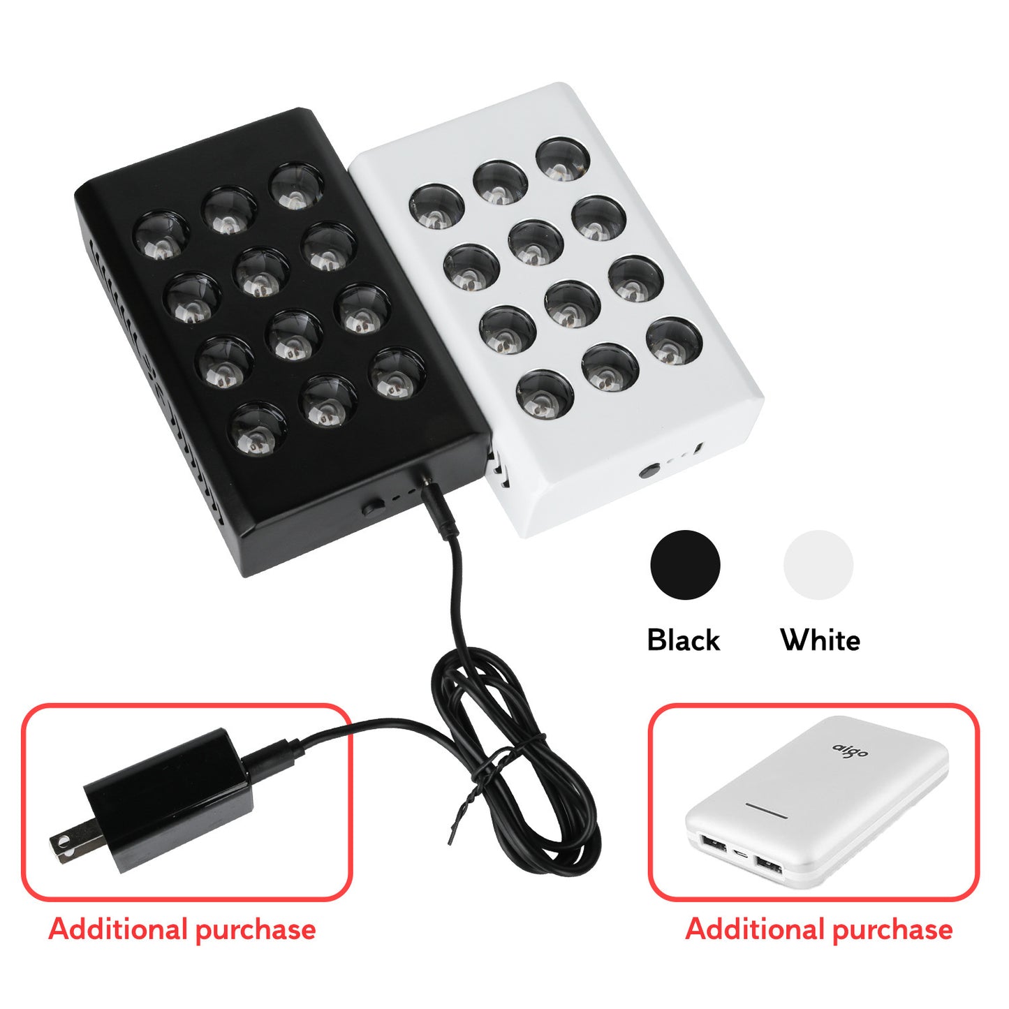 Built In Rechargeable Portable Beauty Therapy Lamp