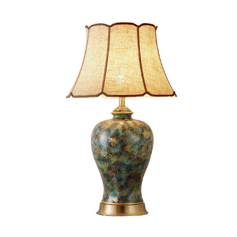 Extra-large All-copper Ceramic Table Lamp
