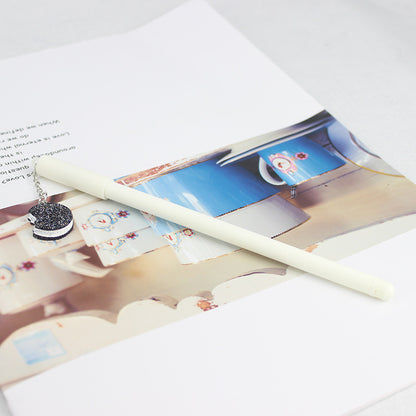 Oreo Pendant Gel Pen Student Creativity Popular Black And White