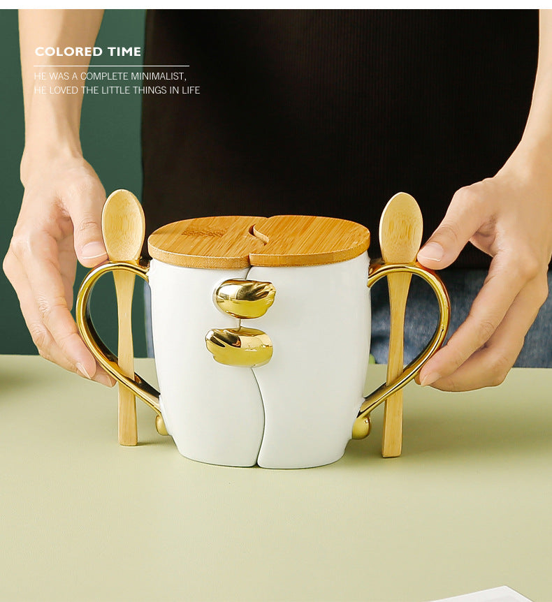 Simple And Creative Ceramic Mug Gift Box