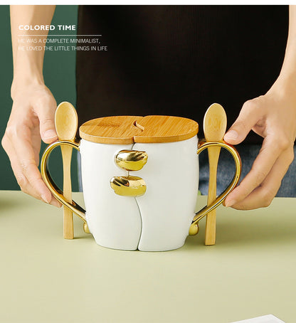 Simple And Creative Ceramic Mug Gift Box