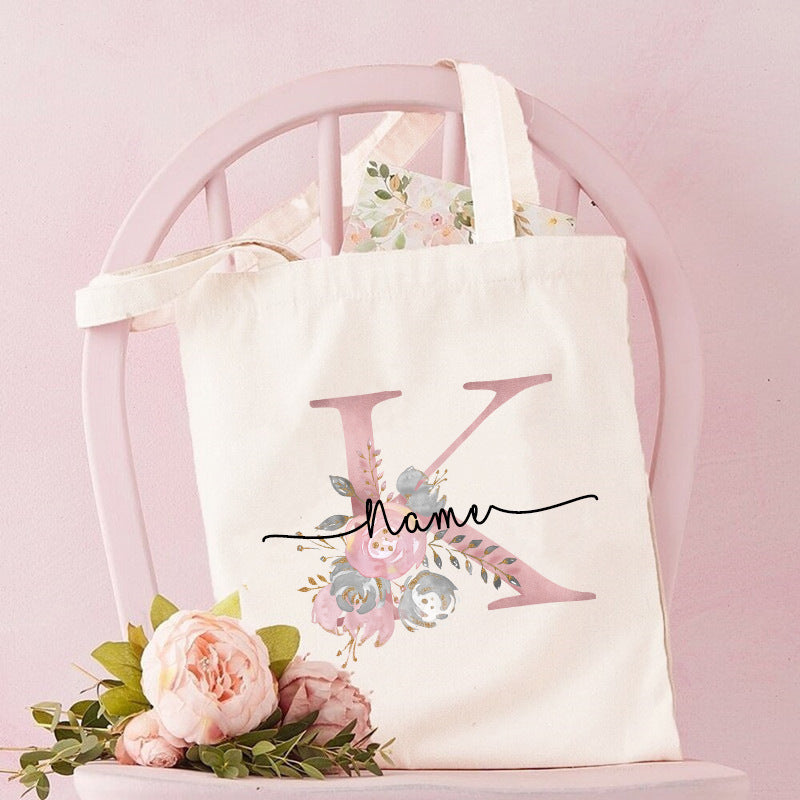 Monogrammed Canvas Bag Women's Tote