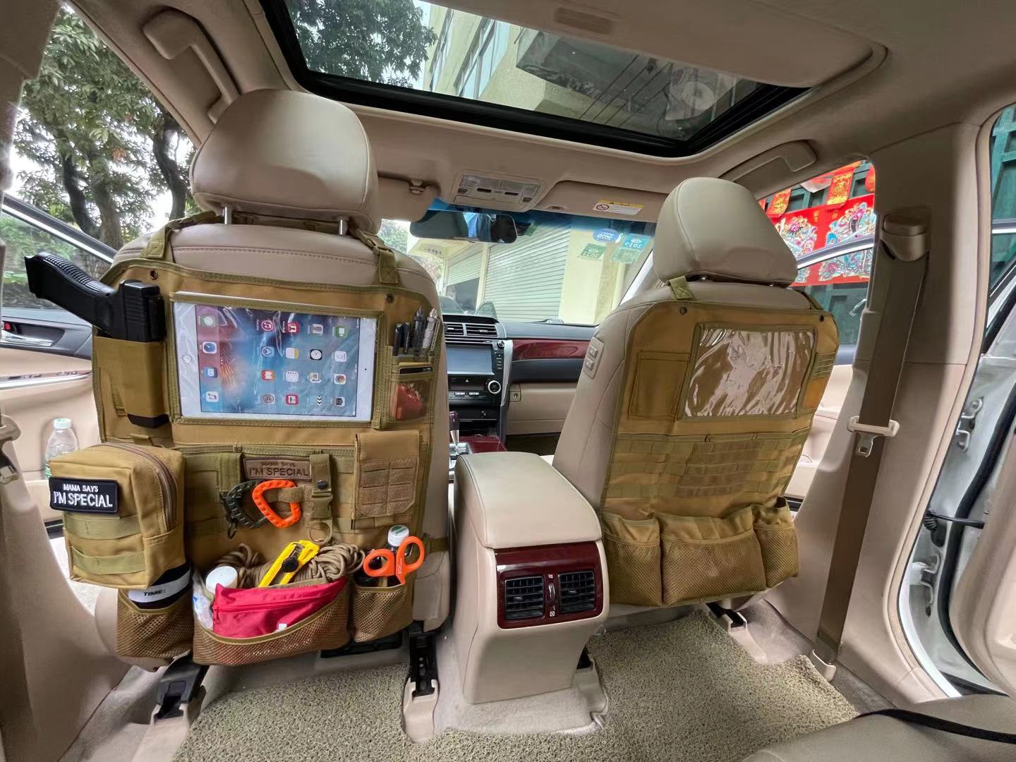 Car Rear Seat Storage Bag Inside The Car