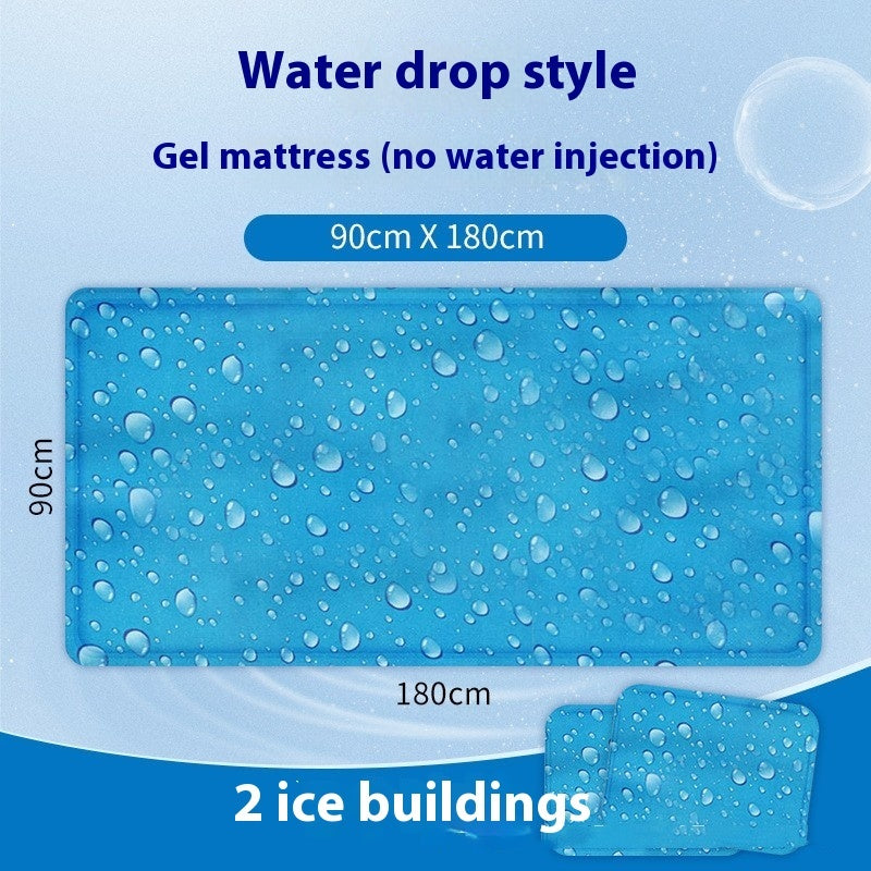 Gel Ice Pad Mattress Cooling Single PVC Cushion