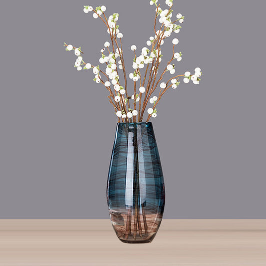 Creative Ink Transparent Glass Vase Living Room
