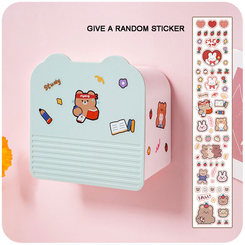 Wall-mounted Sanitary Napkin Storage Box For Girls