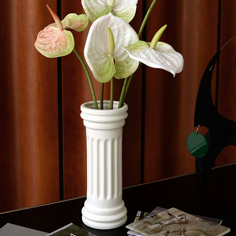 Modern Minimalist Ceramic Decorative Dried Flower Vase Desktop Ornaments