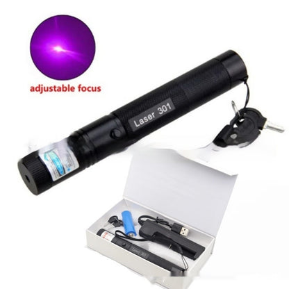 Laser301 Laser Flashlight RedGreenBlue Purple