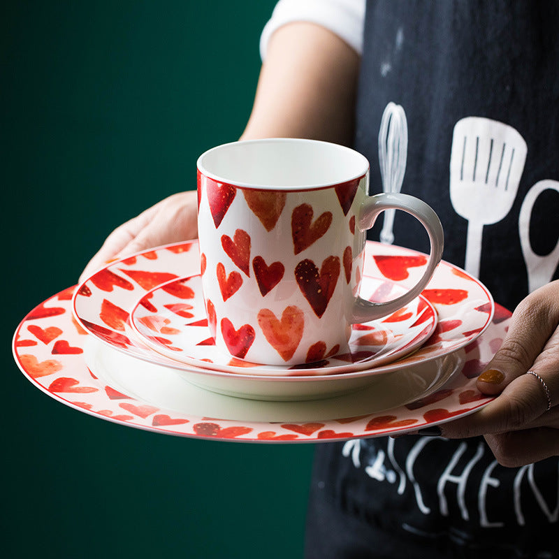 Home Creative Tableware Ins Ceramic Dinner Plate