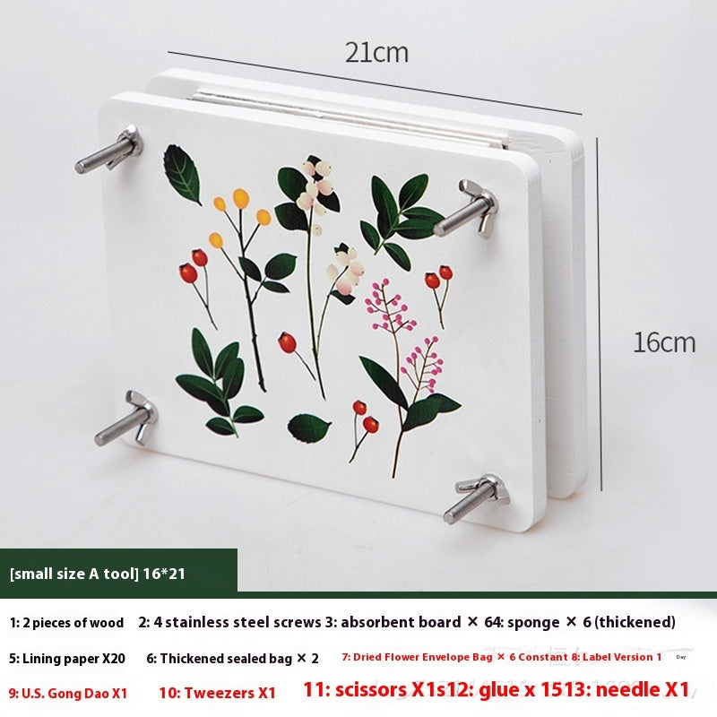 Dried Flower Knurling Tool Plant Specimen Making Tools