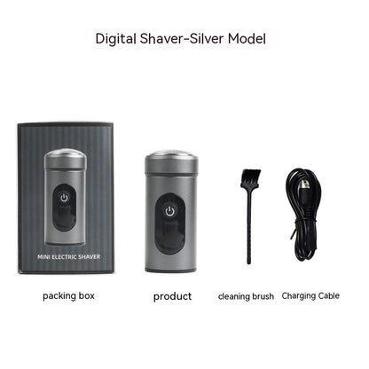 Compact Portable Removable Washing Electric Shaver