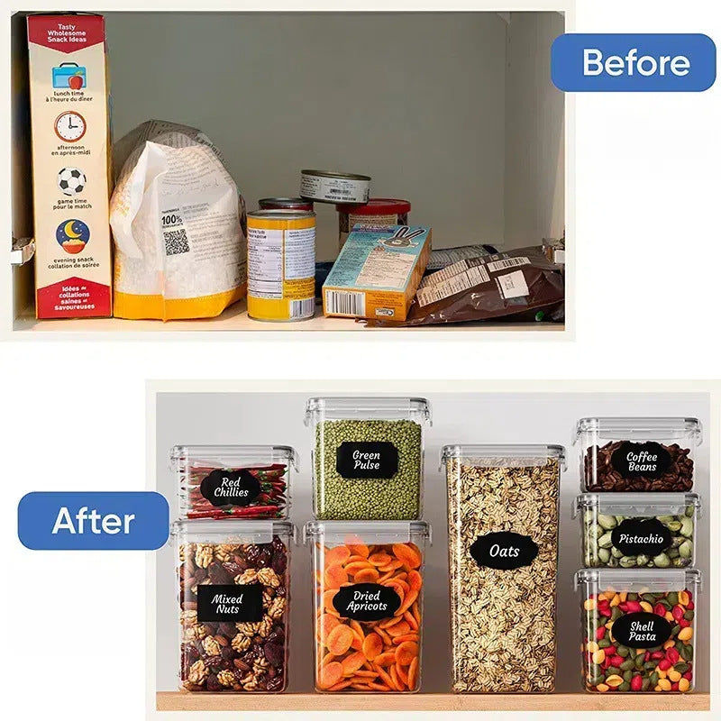 Airtight Cereal Storage Container – Large BPA-Free Plastic Pantry Crisper with Pour Spout
