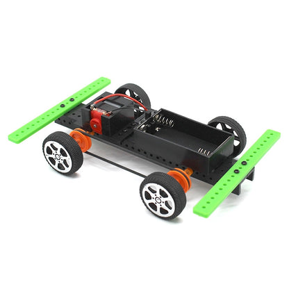 Four Wheel Drive Vehicle Technology Small Production Manual Assembly DIY Toy