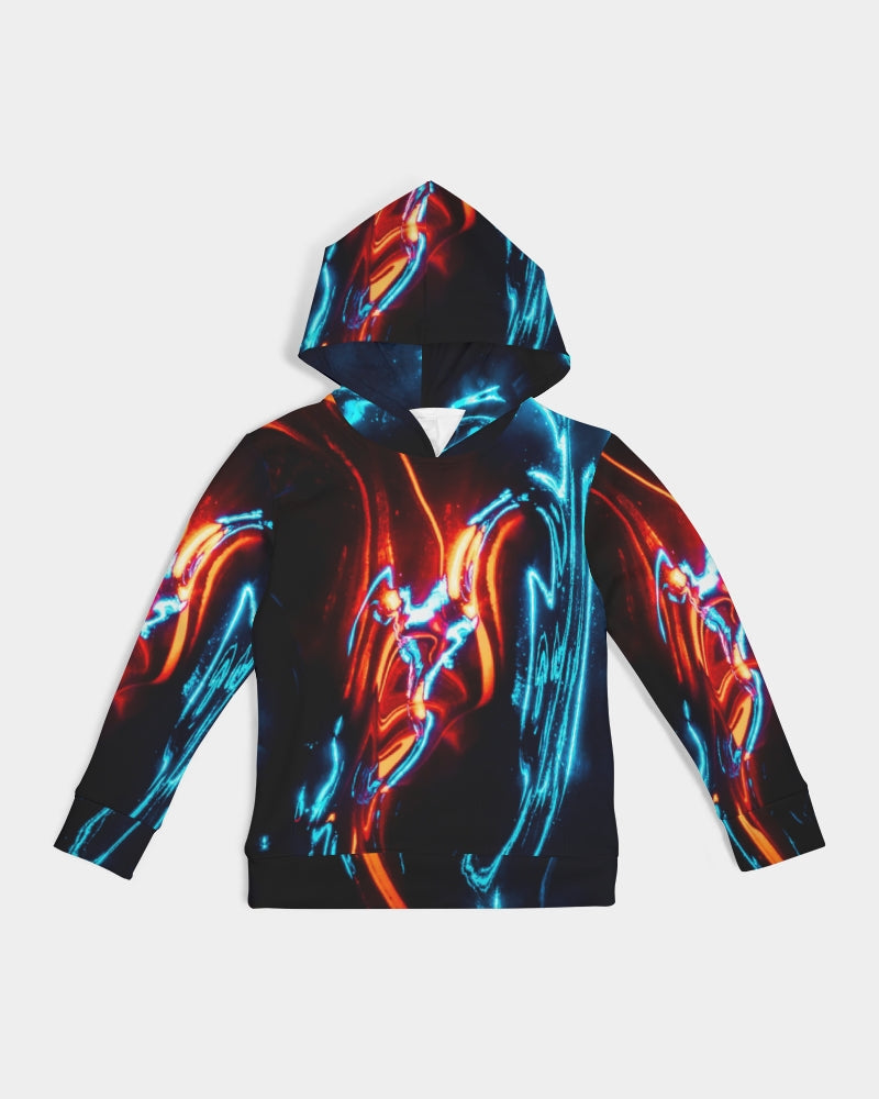 ELECTRICLY BLUE AND RED DESIGN BY FLIPSTYLEZ Kids All-Over Print Hoodie