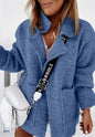 New Product Fashion Print Ladies Woolen Coat