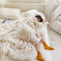 LuxuryRabbit Plush Blanket Winter Thickened Fur