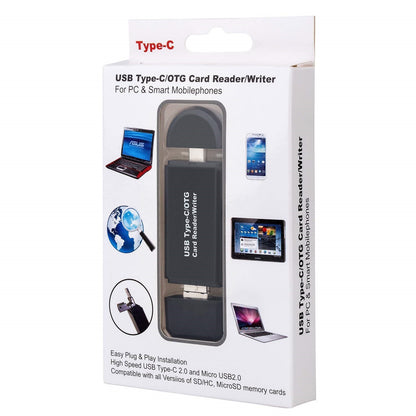 Computer Android Phone Dual-use Type-C Multi-function One OTG Card Reader