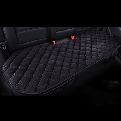 Winter Short Plush Backless Three-piece Seat Cushion
