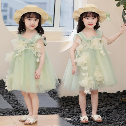 Children's New Flower Costume Sundress