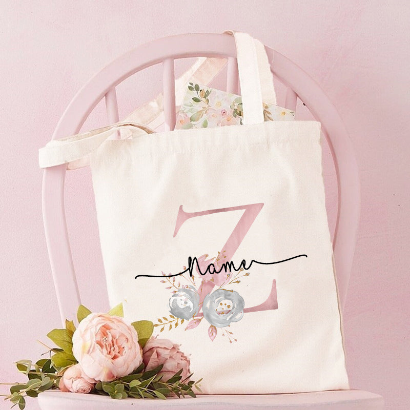 Monogrammed Canvas Bag Women's Tote