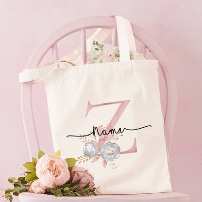 Monogrammed Canvas Bag Women's Tote