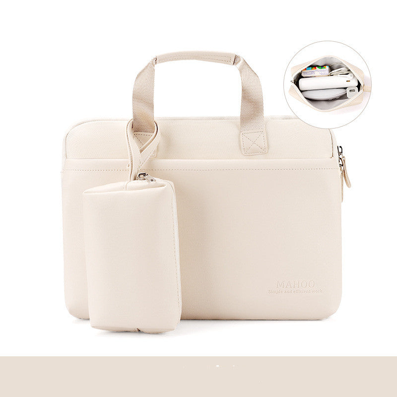 Portable Leather Computer Bag Is Breathable And Waterproof