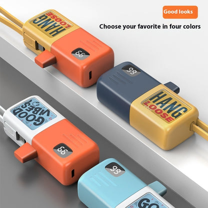 Mini Capsule Power Bank Two-way Fast Charging With Digital Display Pocket Small Mobile Power Supply