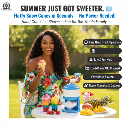 Biracial Woman - Summer Snow Cones